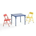 thumbnail image 3 of Homy Casa Kids Picnic Table Set of 3, Foldable Table and Chairs for Outdoor & Indoor Play, Colorful, 3 of 7
