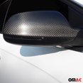 thumbnail image 3 of OMAC Side Mirror Cover Caps Fits Audi A4 2013-2016 Carbon Fiber Black 2 Pcs, 3 of 6