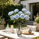 thumbnail image 5 of YiJuHui Artificial Rose Bouquet Wedding Flowers Faux Floral Stems with Leaves Realistic Bridal Bouquet Centerpiece for Home Decor Party Decorations, 5 of 6