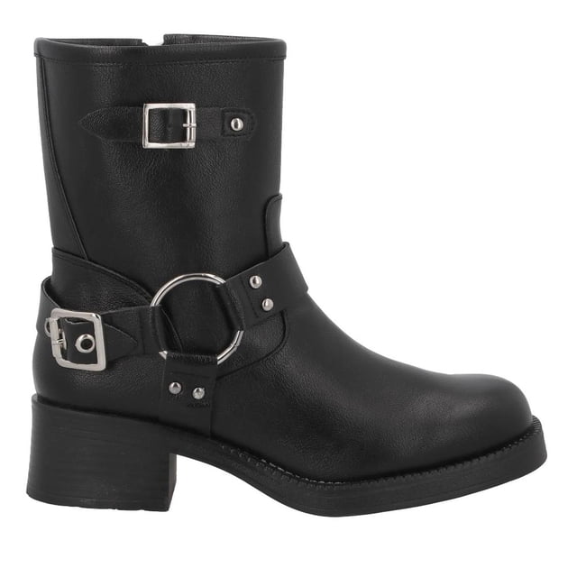 Botin REAL JUNGLE Mujer Durables Tacon Medio negro 22