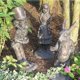 thumbnail image 4 of Juego de esculturas de jardín del país de las maravillas Estatua de Alicia en el país de las maravillas Decoraciones de estatuas de jardín Interior Patio de jardín al aire libre (Conjunto) esquí esquí Gafas de esquí, 4 of 5