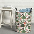 thumbnail image 6 of Daiia Armadillo Round Laundry Basket with Handles Thickened Waterproof Circular hamper,Dirty Clothes Storage Basket for Bedroom,Bathroom,College Dorm-Small, 6 of 6
