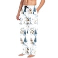 thumbnail image 2 of Christmas House Landscape Men's Pajama Pants Cotton Long Sleepwear Lounge Pants L, 2 of 7
