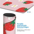 thumbnail image 4 of Cute Strawberry Extended Gaming Mouse Pad XL Kawaii Pink Large Mouse Pad 31.5x11.8in 3mm Non-Slip Rubber Base Pink Mousepad Stitched Edges Keyboard Mouse Mat Desk Pad for Women Office Gaming Decor, 4 of 6