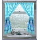 Carnation Home Fashions FWC-OC Rideau de Fenêtre en Tissu Océanique – image 1 sur 1