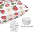 thumbnail image 3 of Kdxio Cotton Pillow Cases Pillowcases,Soft and Breathable Bedroom Pillow Cases-Strawberry, 3 of 8