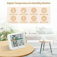 thumbnail image 3 of Hygrometer Indoor Thermometer-Digital Room Humidity Gauge Accurate temperature Monitor Meter Max/Min Records, 3 of 5