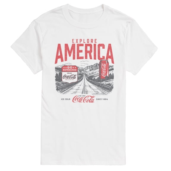 Coca-Cola - Explore America Coke - Men's Short Sleeve Graphic T-Shirt