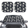 thumbnail image 2 of Fotbe Lilies Flowers 2-Piece Car Windshield Sun Shade | Sun Blocker for Car Windshield | Foldable Automotive Interior Accessories for Sun Protection-Large, 2 of 6