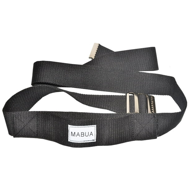 Mabua Physical Therapy Gait Belt with Metal Buckle (Black) Walmart