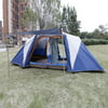 Waterproof 8 Person Dome Tent 2-Bedroom Automatic Instant Camping Hiking Tent with Shelter LEO