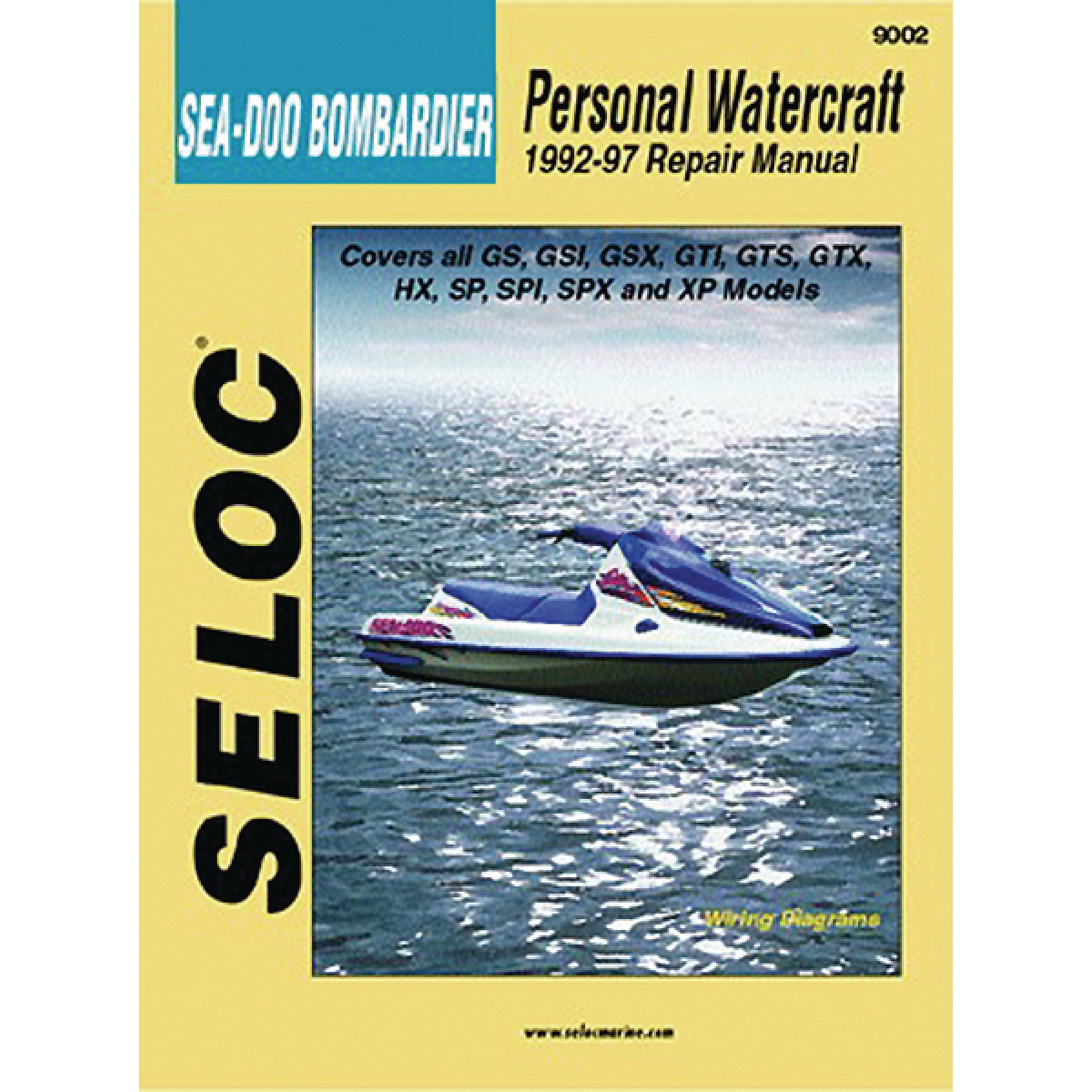 Seloc Marine Manual for Sea-Doo/Bombardier Personal Watercraft - Walmart.com