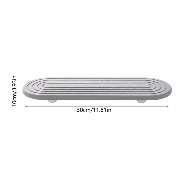 Kitchen Sink Organizer, Fast-Drying Silicone Sink Tray with Drainage, Space-Saving Storage for Sponges, Soap and Brushes, Suitable for Kitchen and Bathroom