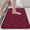 Red RD, variant on Living Room Bedroom Straight Velvet Carpet Absorbent Non-Slip Bath Rug 16x24in Multiple Colors Machine Washable Wet Floor Pet Kitchen Mat Laundry Room Door Soft Microfiber