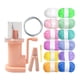 thumbnail image 3 of Accesorios de costura fáciles de tejer, carrete manual, herramienta de tejer para manualidades de bricolaje Hilo de 12 colores rosa, 3 of 9