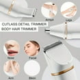 thumbnail image 3 of MesaSe Bikini Trimmer and Body Shaver Groomer - Rechargeable with USB Dock  Replaceable Ceramic Blade Heads  Nose Trimmer Heads  Hygiene Razor for Smooth Skin, 3 of 7