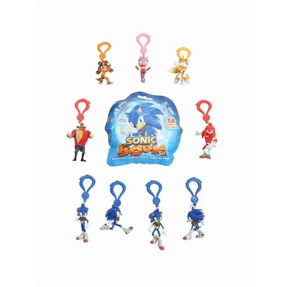 Sonic Boom Backpack Hangers Blind Bag Clip-On Figure