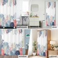 thumbnail image 5 of Shower Curtain Bathroom Set Summer Ocean Conch Coral Shell Waterproof Fabric Shower Curtains with Grommets&Hooks, Coastal Starfish Seagrass Privacy Bath Curtain for Bathtub 48x72in, 5 of 9
