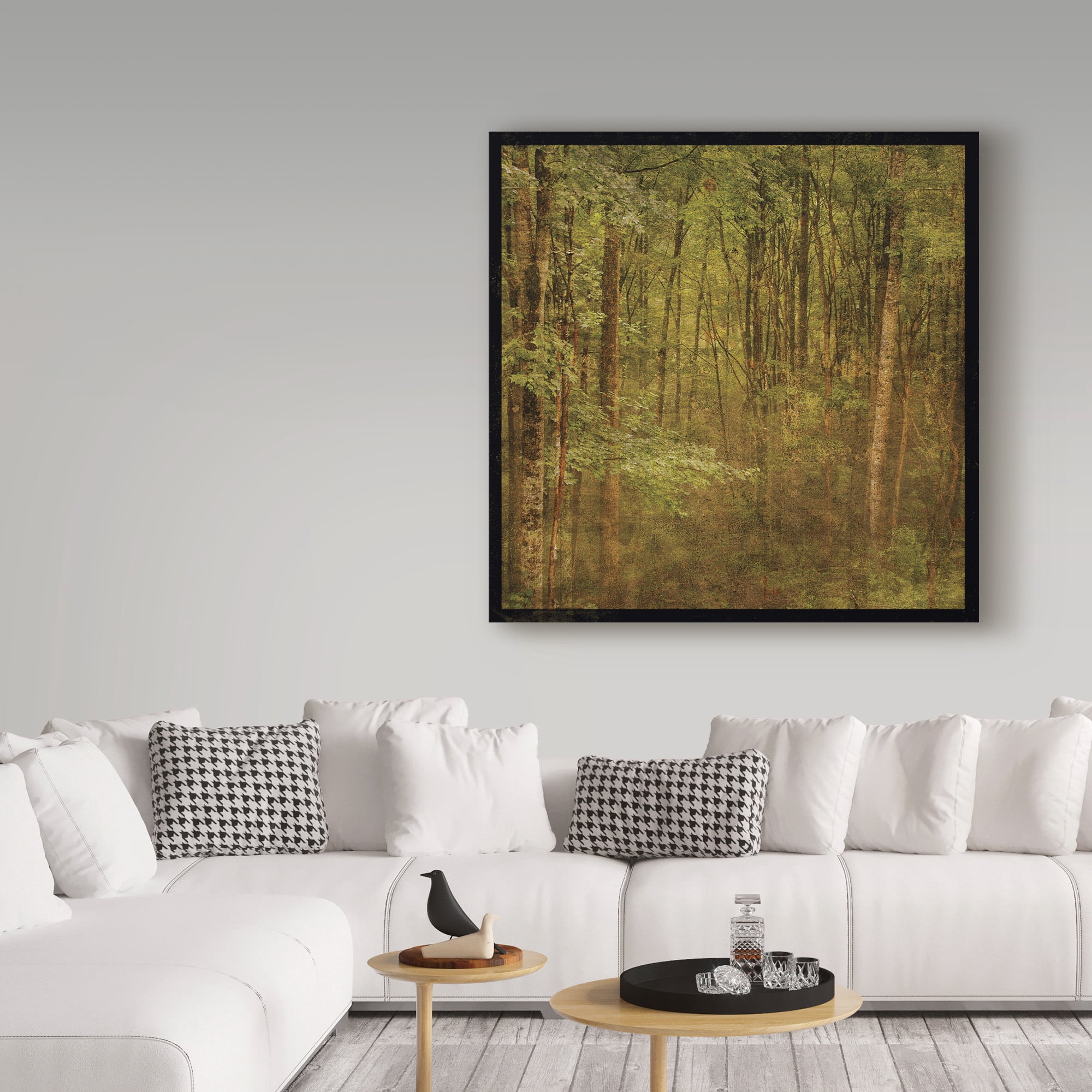 Trademark Fine Art 'Forest Trees' Canvas Art by John W. Golden
