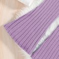 thumbnail image 5 of NOLDARES Infant Kids Girl 2 Piece Winter Clothing Set Long Sleeve Crewneck Tee and Pants Cute Print Outfits Clothes(Purple,11-12 Y), 5 of 7