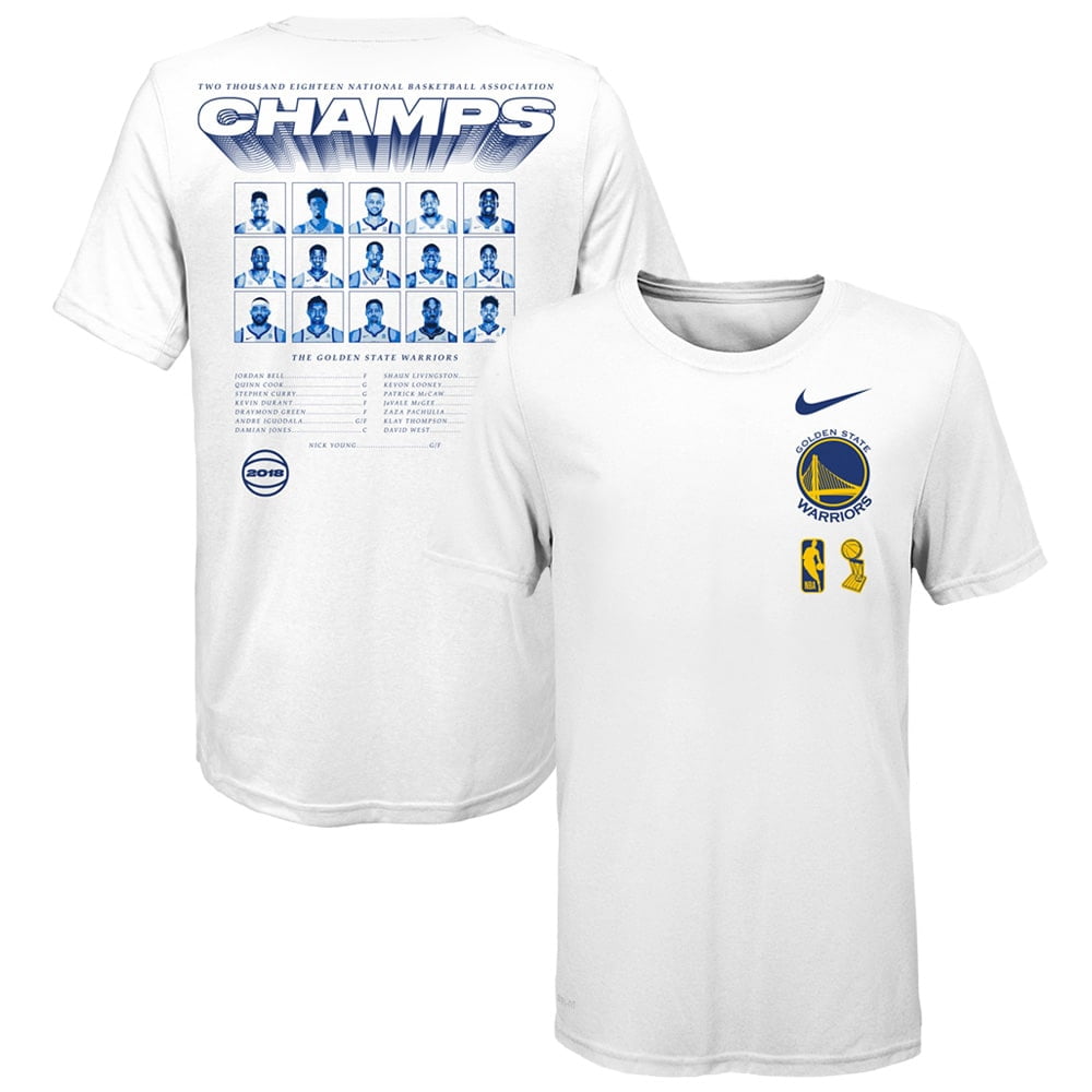 Preschool Nike White Golden State 