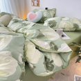 thumbnail image 3 of Bedding Set Flora INS Girls 2024 New Tulip Rabbit Double-layer  Bed Set Of Four Pieces Washing Cotton Bed Sheets Duvet Cover Set, 3 of 7