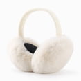 thumbnail image 1 of Cache-oreilles Pliables Cache-Oreilles Chaud Doux Mode Unisexe Adorable Cache-Oreilles Résistant au Froid Hiver Chauffe-Oreilles à Rabat Femmes Intérieur Blanc, 1 of 9