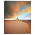 thumbnail image 2 of Green Plants in Wide Desert - African Landscape Canvas Art Print, 2 of 3