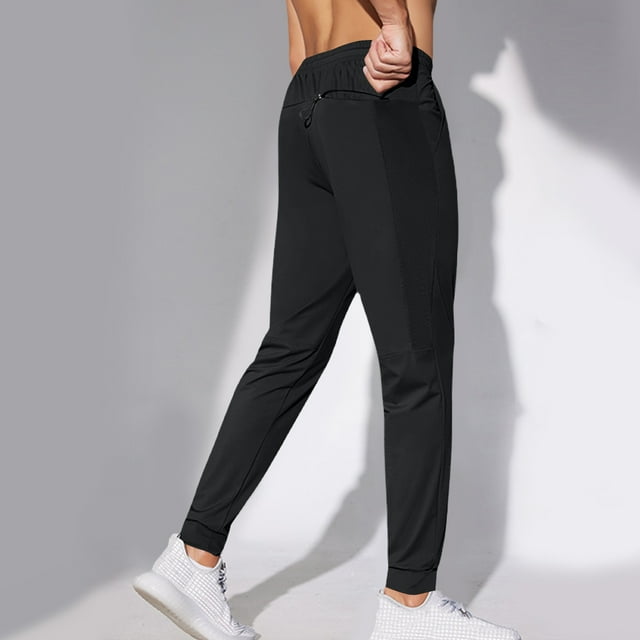 Pantalones largos de moda para hombre, para actividades al aire libre, secado rápido, transpirables, estilo deportivo, pantalones casuales para hombre.