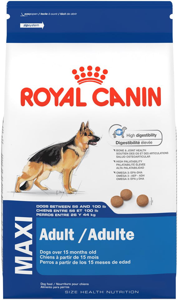 Winkelier Slovenië extase Royal Canin Maxi Large Breed Adult Dry Dog Food, 35 lb - Walmart.com