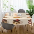 thumbnail image 3 of Yayeee Tablecloths 60" x 120" Rectangle Wrinkle Resistant Party Table Cover, Red Cakes, 3 of 8