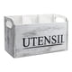 thumbnail image 1 of Porta utensilios de cocina para la encimera de la cocina, porta cubiertos, organizador rústico para platos, cubiertos, tenedor, cuchara, 1 of 9