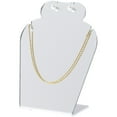 thumbnail image 2 of Plymor Acrylic Necklace/Earring Combo Display Stand (Mirrored), 4.625" W x 3" D x 5.25" H (3 Pack), 2 of 2