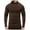 Coffee, variant on Men's Compression Shirts Long Sleeve Athletic T Shirt Workout Running Tops Gym Undershirts Baselayers Coffee,XXL