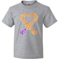 thumbnail image 3 of Inktastic Fire Heart Dragons Youth T-Shirt, 3 of 5