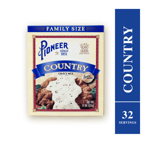 Pioneer Country Gravy Mix Family Size, 32 Servings, 11 Oz , 2 Pack