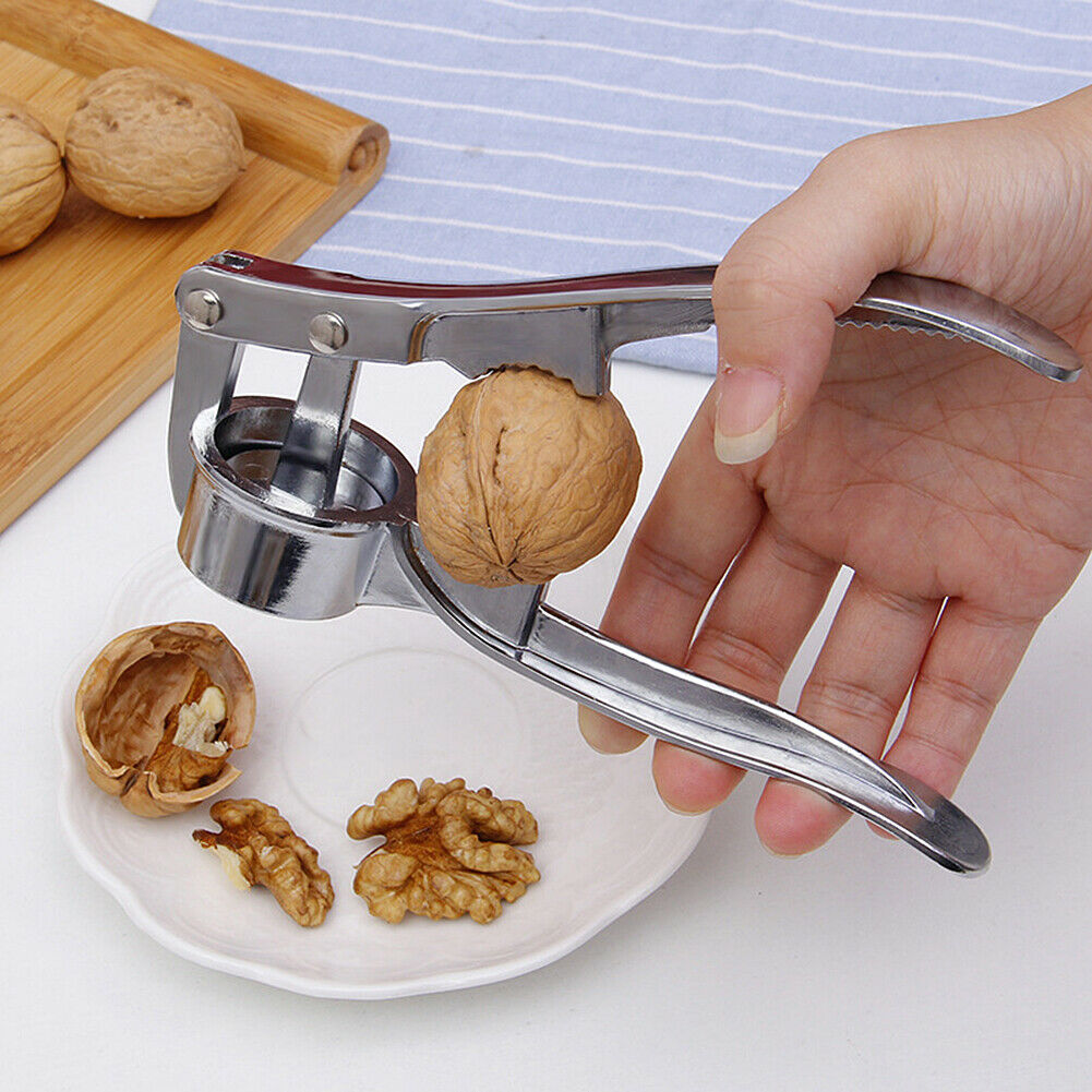 New Ginger Squeeze Vegetable Garlic Presses Walnut Cracker Nut Crusher  Aluminum