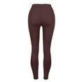 thumbnail image 6 of High Waisted Leggings for Women, Workout Yoga Pants for Women Soft Athletic Pants for Cycling Dance Tights (Brown, XL), 6 of 6