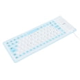 thumbnail image 4 of Teclado enrollable, teclado de silicona Teclas completamente selladas Teclado de silicona Teclado de silicona Grado profesional, 4 of 8