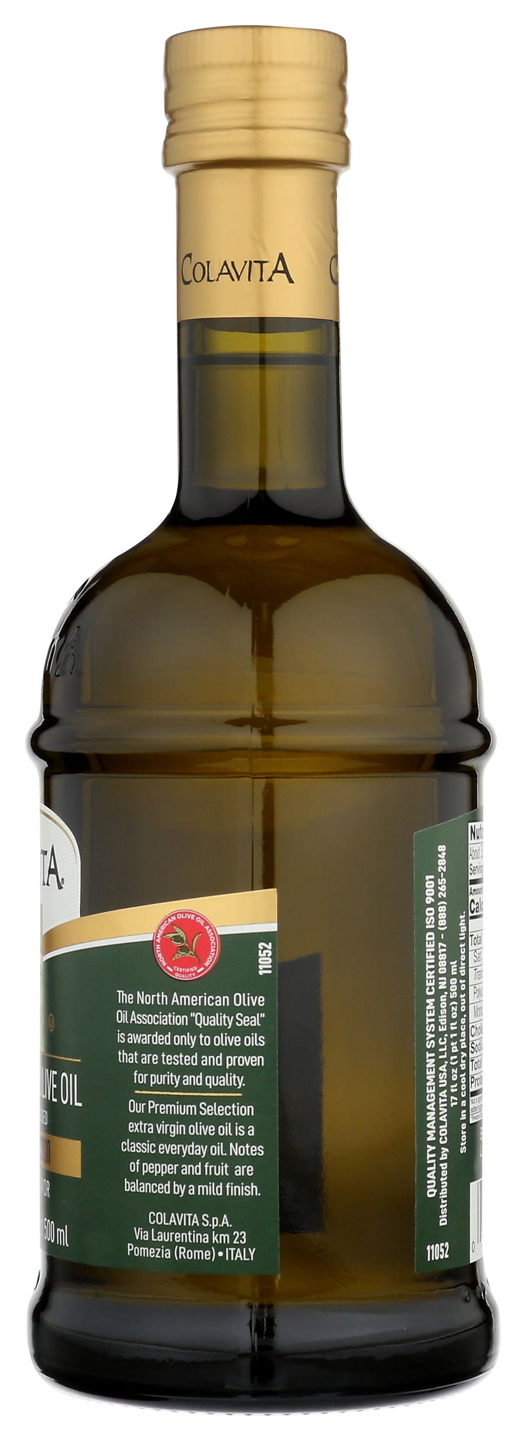 Pack of 6, Colavita Premium Selection Extra Virgin Olive Oil, 17 fl oz