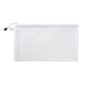 thumbnail image 1 of Bolsas de malla con cremallera, tamaño A4, bolsa de lona en blanco con cremallera, estuche para lápices, bolsillos de almacenamiento multiusos para viajes, accesorios de oficina., 1 of 3