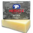 thumbnail image 1 of Mericle Soap Bay Rum Barra corporal orgánica de 4.8 oz | Propiedad de veteranos | Tecnología tradicional de proceso en frío | Ingredientes Naturales | Sin productos químicos agresivos | Exfoliante | H, 1 of 5
