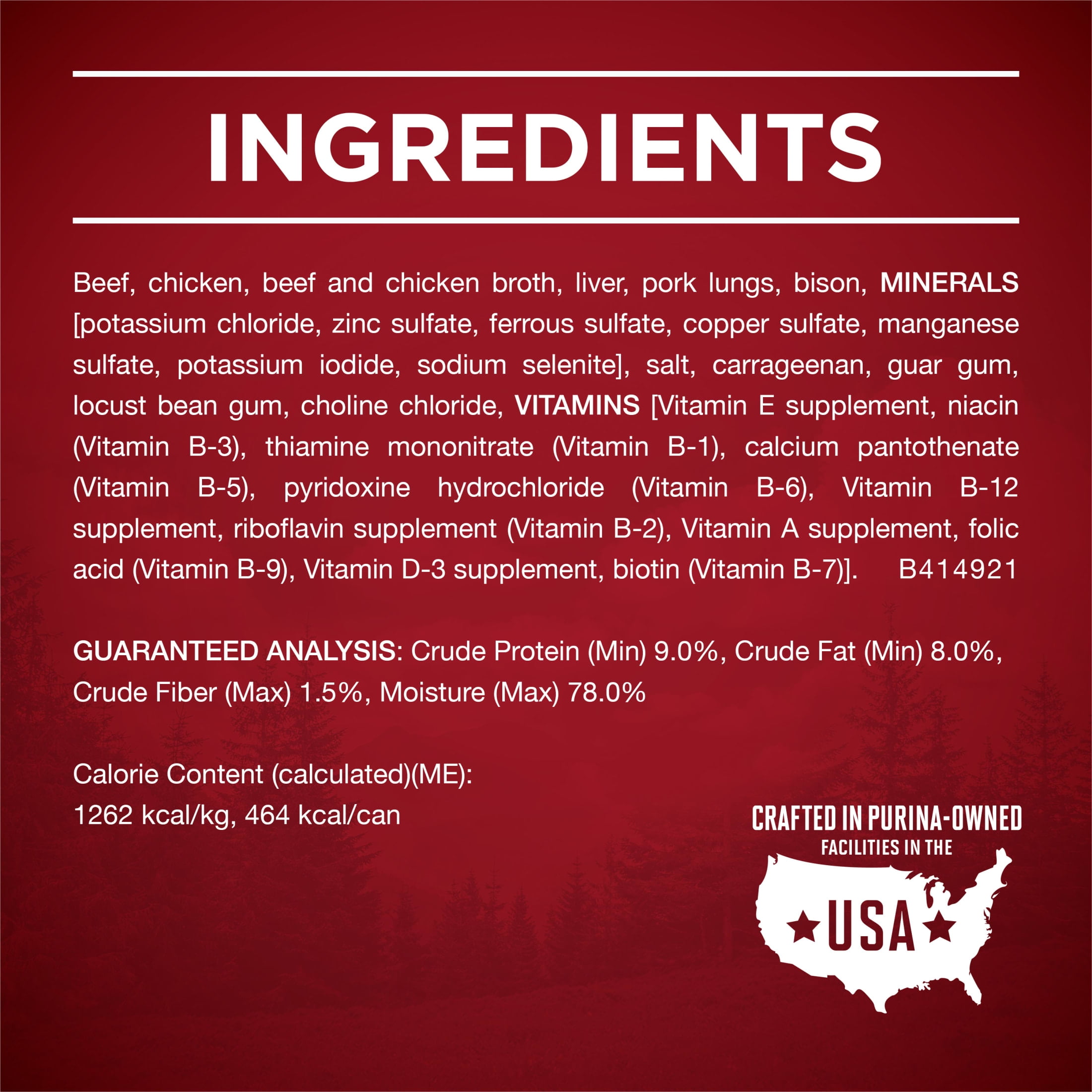 (12 pack) Purina ONE True Instinct Grain Free Wet Dog Food, High Protein Soft Beef & Bison, 13 oz can