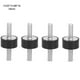thumbnail image 4 of 4 Piezas M6 Soportes De Goma Macho Antivibración Silentblock Coche Barco Bobinas Para Compresores De Aire Motores Diésel Motores De Gasolina Bombas De Agua, 4 of 7