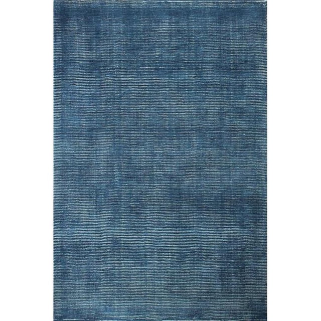 Bashian S176-BL-2.6X8-ALM212 2 ft. 6 in. x 8 ft. Contemporary Collection 100 Precent Wool Hand Loomed Area Rug, Blue