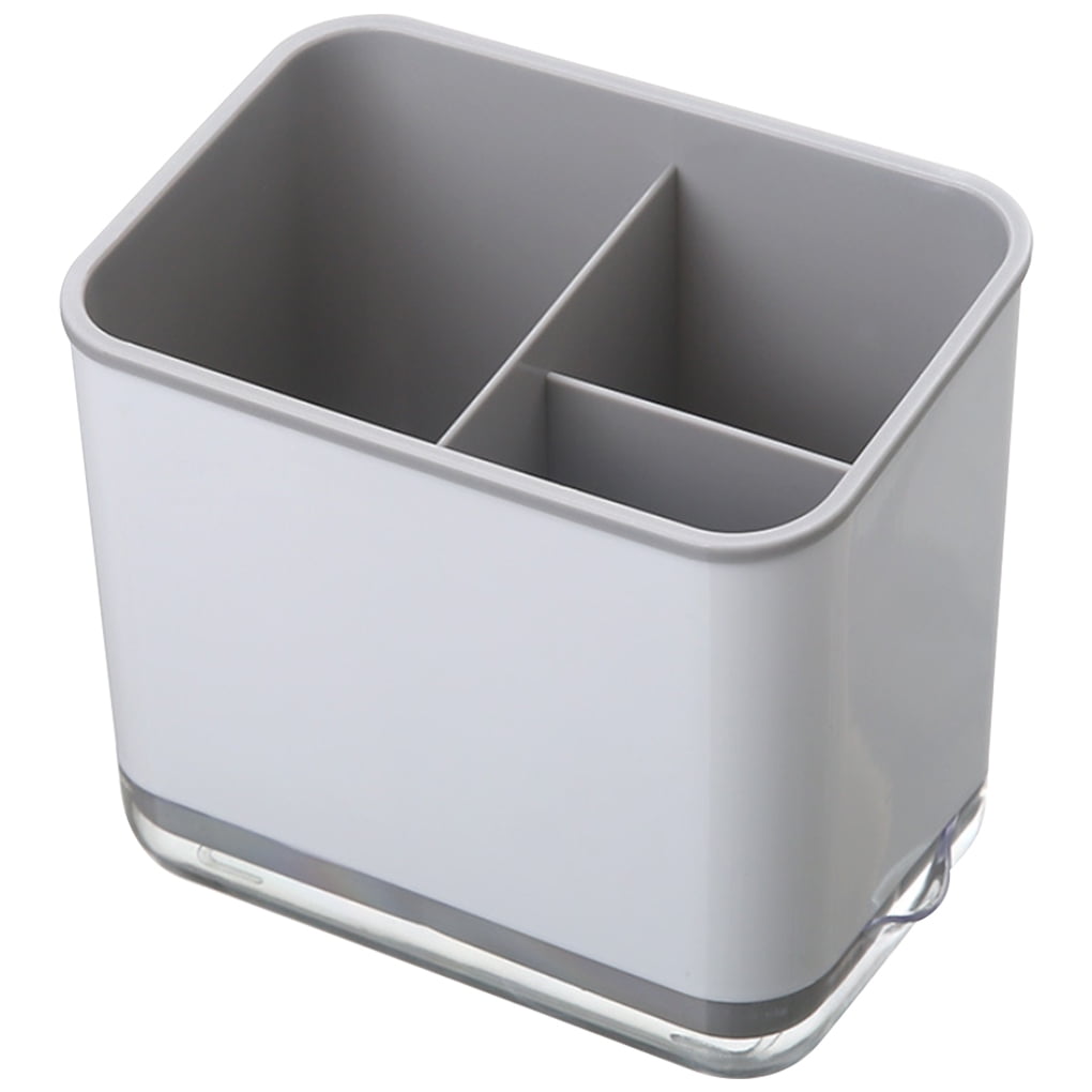 Kitchen Utensil Shelf Plastic Utensil Organizer Plastic Cutlery Drainer Kitchen Tableware Box