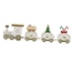 thumbnail image 2 of Tren de madera navideño, decoración de tren, adorno navideño, decoración de madera para Navidad. Blanco, 2 of 8