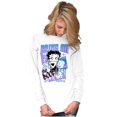 thumbnail image 4 of Kanji Style Cartoon Bring on the Boop Women's Long Sleeve T Shirt Brisco Brands S, 4 of 6