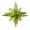 Exploding Star, variant on Frosted Green Acrylic Snowflake Ornament Shatterproof Decoration for Christmas Home Party