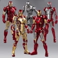 thumbnail image 2 of Figuras de acción de Marvel, Spiderman, Hulk, Pantera Negra, Thanos, Capitán América, Thor, Iron Man, vengadores de Marvel, juguetes para niños, regalos Fivean unisex, 2 of 2